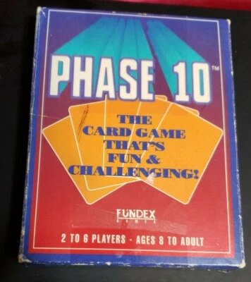 Phase 10 Card Game Complete *Fundex 9220 USA 1992. Free shipping * (e3) - Image 1 of 4