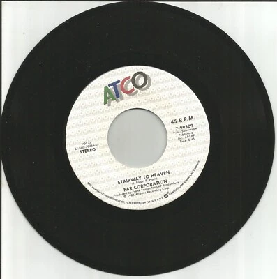 Barclay James Harvest FAR CORPORATION w/ LED ZEPPELIN remake 7” Vinyl 45 INCH Foto 1 de 2