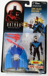 The New Batman Adventures Crime Solver Nightwing Action Figure 1997 Kenner NEW - Picture 1 of 9