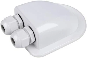 Caja de montaje de cable solar ABS impermeable doble entrada glándula para autocaravana, autocaravana  - Imagen 1 de 6