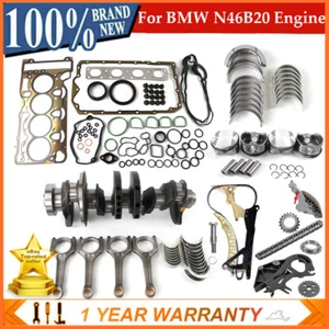 Kit de reconstrucción de revisión de motor N46 2,0 L - Cigüeñal con varillas para BMW E81 E82 320i - Imagen 1 de 59