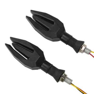 Светодиодный указатель поворота для мотокросса синий дневной ходовой фонарь индикатор отверстия M10 1 пара - Изображение 1 из 4