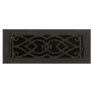 Signature Hardware 301585 Victorian 4" x 12" Cast Iron Wall Register Vent Cover, - Picture 1 of 1