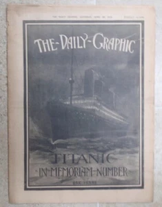 Titanic - Daily Graphic In Memoriam Number - April 1912. Original & Rare. - Picture 1 of 9