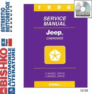 1996 Jeep Cherokee Shop Manual de reparación de servicio CD - Imagen 1 de 1