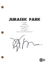 Jeff Goldblum Signed Autograph Jurassic Park Movie Script Screenplay Beckett COA