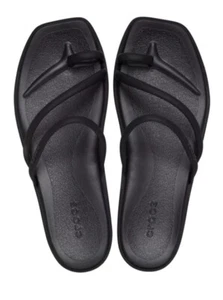 Brand New With Tags Woman's Sandals Crocs Miami Toe Loop Sandal Size w11 NWT - Picture 1 of 10