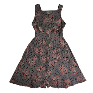 Field Day 100% Reclaimed Vintage Materials Button Down Dress Size Medium - Picture 1 of 6