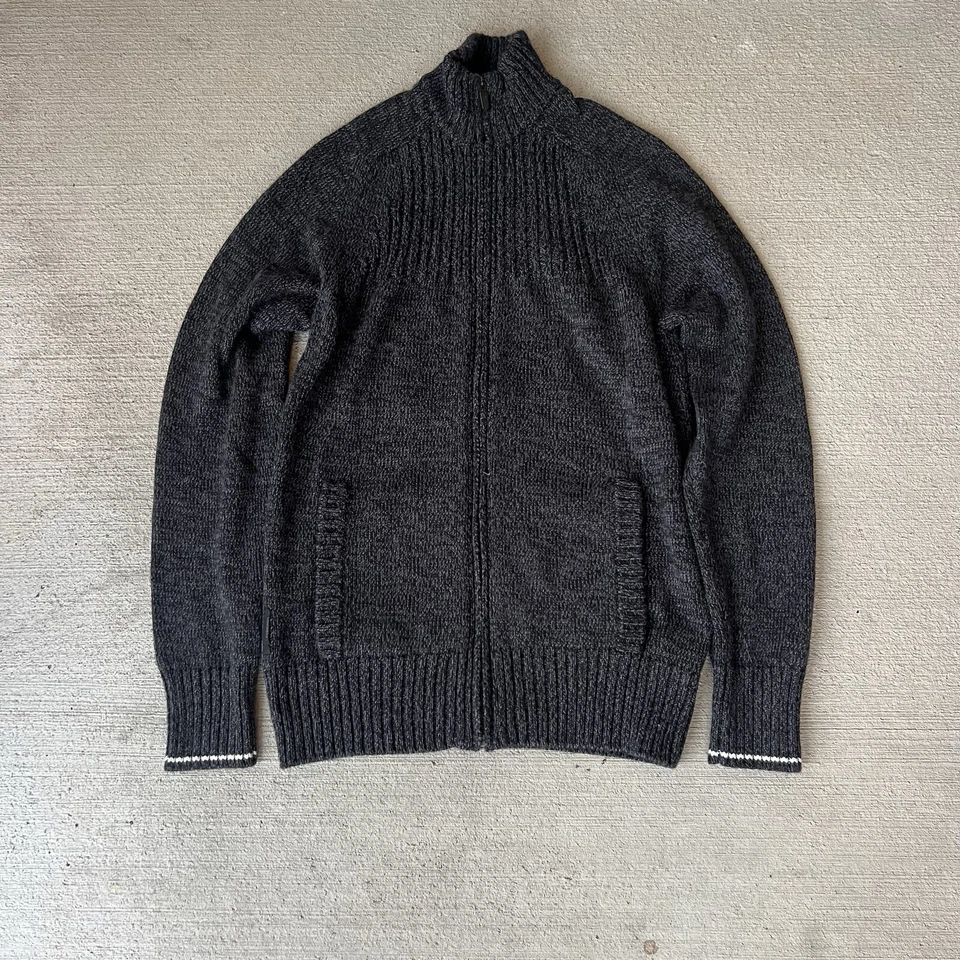 Chaqueta Icebreaker Hombre Lana Merino Cremallera Completa Gris Oscuro Talla S Foto 1 de 4