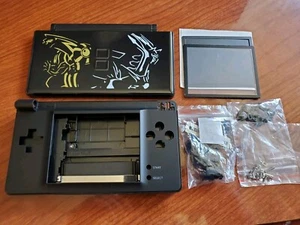 Nintendo DS Lite Full Replacement Housing Shell Screen lens black pokemon dialga - Picture 1 of 1