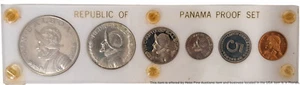 1972 Republic of Panama Proof Six Coin Set - Picture 1 of 4
