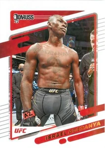 Israel Adesanya 2022 Donruss UFC Debut Edition 1st MMA Card #11 Middleweight - Picture 1 of 2