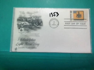 U. S.Stamp FDC- 1353 - Vintage Flags - ArtCraft cachet-comb. shipping - Picture 1 of 1