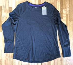 NEW Tek Gear "DryTek" Women's Long Sleeve Shirt XL Wicking Gray - Picture 1 of 7