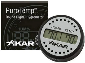 Xikar PuroTemp rundes digitales Hygrometer, genau, 10 Sekunden Bildwiederholfrequenz - Bild 1 von 10