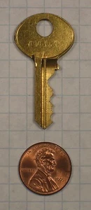 CORBIN PIN TUMBLER CUT KEY #4T43528 (TIP-TO-BOW) FROM BLANK #8618C-R1 - Picture 1 of 2