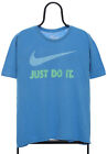 Vintage Nike Graphic Slogan Blue Tshirt - X Large