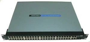 Cisco Linksys SRW248G4 48 Port 10/100 + 4 Port Gigabit Switch with WebView - Picture 1 of 8
