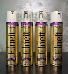 4 x 75ml Loreal Elnett Hairspray For Damaged Hair Strong Hold Travel Size - Picture 1 of 3