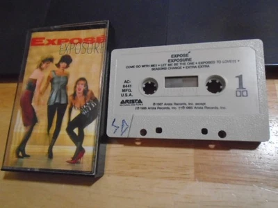 RARE OOP Expose CASSETTE TAPE Exposure 1987 exposed to love Point of No Return ! - Imagem 1 de 2