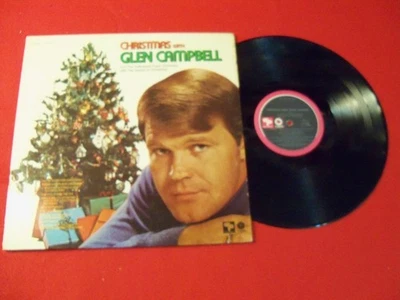 "CHRISTMAS WITH GLEN CAMPBELL" 60'S HOLIDAY LP ON CLASSIC VINTAGE VINYL! Foto 1 de 4