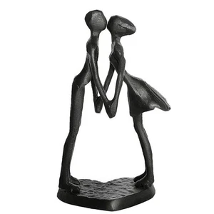DreamsEden Iron Anniversary Couple Sculpture 6 Inch - Timeless Wedding Couple... - Picture 1 of 8