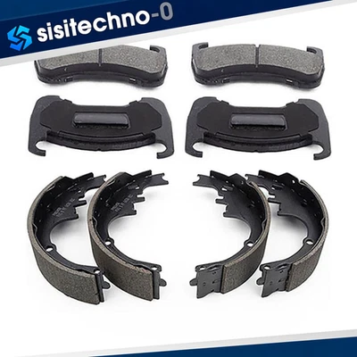 Juego de pastillas de freno de disco delanteras traseras zapata de freno de tambor para Chevrolet Monza 1976-1980 Foto 1 de 2