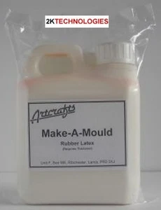 Artcrafts - 1 Litre of Latex & 50ml Thickner - Make-A-Mould - Tracked 48 Post - Picture 1 of 3