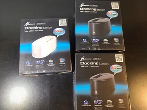 Mediasonic USB 3.0 Docking Station HUR1-SU3-WT WHITE *NEW* - Picture 1 of 5