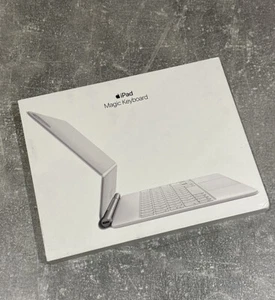 QWERTY APPLE IPAD PRO 11" 1ST 2ND 3RD 4TH /AIR 4TH MAGIC KEYBOARD WHITE GENUINE - Picture 1 of 11