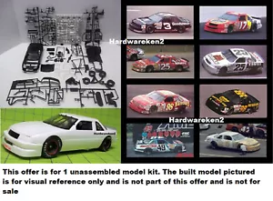 DONOR NASCAR 1989-1992 CHEVROLET LUMINA STOCK CAR KIT - BLACK - 1/24 Scale - Picture 1 of 12