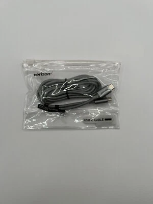 Verizon USB-C Cable CABCTOCGRY-M - Open Box (Never Used) - Fast Shipping - Image 1 of 2