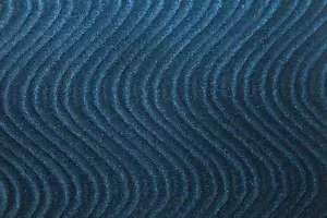 MARINEBLAU WAVE SWIRL BEFLOCKUNG SAMT POLSTERSTOFF 58 ZOLL PER YARD VERKAUFT - Bild 1 von 1