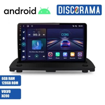 AUTORADIO ANDROID 6/128GB VOLVO XC90 2004-2014 STEREO AUTO TOUCH 9" WIFI NAVI - Immagine 1 di 4