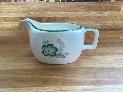 Vintage Midwinter Stylecraft Green Floral Milk Jug Cute - Image 1 of 4