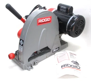 RIDGID TOOLS 10" CUT-OFF SAW MACHINE, No. 9101, 230V, 12A, 3HP, 3450 RPM - Picture 1 of 13