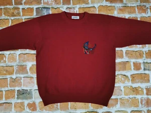 Iceberg Vintage Pullover Clown Circus At What Price Red Size XL Tip Top - Picture 1 of 7