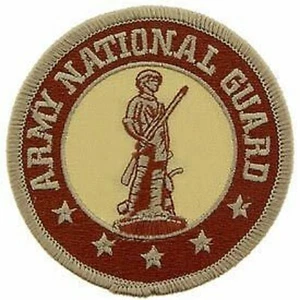 ARMEE NATIONALGARDE BESTICKTER WÜSTENAUFNÄHER - Bild 1 von 1