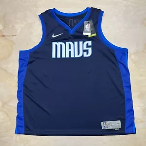 NEW 3XL Nike Dallas Mavericks Blank Swingman Jersey Blue Mens CW6831-419 - Picture 1 of 11