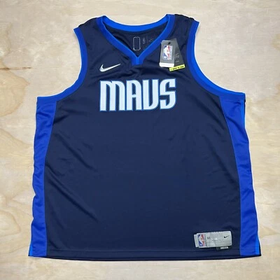 NEW 3XL Nike Dallas Mavericks Blank Swingman Jersey Blue Mens CW6831-419 - Image 1 of 4