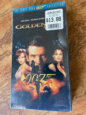 Vintage SEALED James Bond Golden Eye MGM VHS Cassette Mint 1995 Foto 1 de 3
