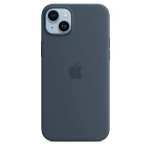 Apple iPhone 14 Plus Silicone Case with MagSafe - Storm Blue Authentic NEW - Picture 1 of 1