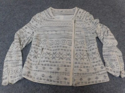 Chaqueta Mujer Cato L Beige Estampado Cremallera Completa Foto 1 de 4