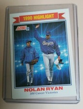 1991 Score Nolan Ryan Highlight card #417.