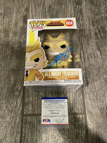 CHRIS SABAT SIGNED ALL MIGHT TEACHER MY HERO ACADEMIA FUNKO POP PSA/DNA COA Cover