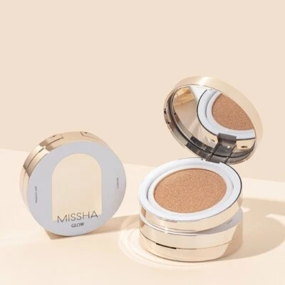 MISSHA Glow Cushion SPF40 PA++ #21N VANILLA High Coverage BB Cushion Foundation - Bild 1 von 4