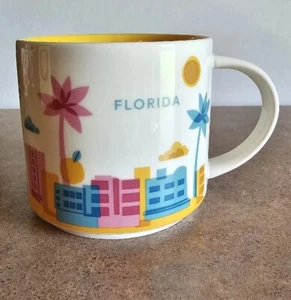 Tazza da tè caffè Starbucks Florida collezione You Are Here 14 oz - Foto 1 di 5
