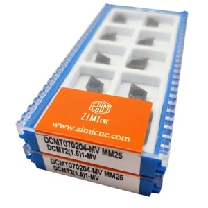 DCMT070204-MV MM25 DCMT21.51 Index Drehmaschine Dreheinsatz Hartmetalleinsatz für Stahl - Bild 1 von 8