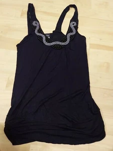 Vanity women's Embellished trim sleeveless tank top shirt size M - Picture 1 of 2