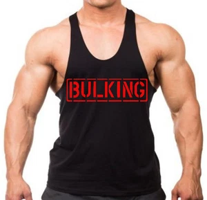 Bulking Stringer Tank Top Shirt Beast Muscle Gym Bodybuilding Gewichtheben V108 - Bild 1 von 3